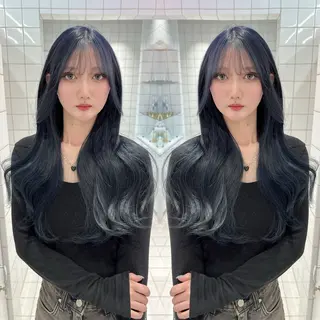 ロング カラー もえな 💋👼🏻のヘアスタイル