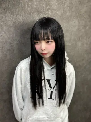 ロング カラー 🐺新宿manabu カットモデル募集中のヘアスタイル