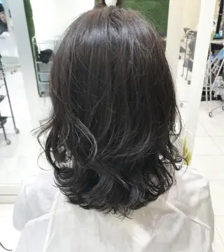 ミディアム カラー 岡田詩織 MODE Ks松原店のヘアスタイル