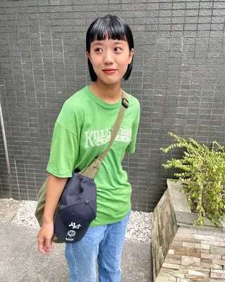 ミディアム カラー パーマ ヘアアレンジ メンズ tatsumi/ボブ ウルフ/レイヤーのヘアスタイル