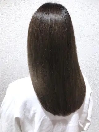 ロング カラー 縞田 健一のヘアスタイル