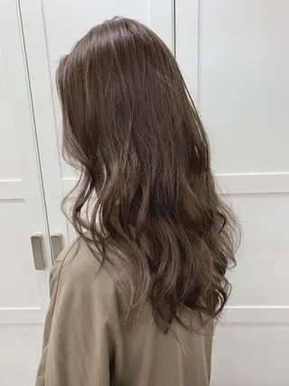 セミロング カラー ハットリ /北習志野のヘアスタイル
