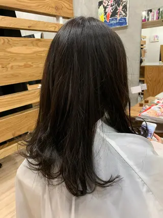 セミロング カラー ViaLa Hair 🌈すずきたくむ✂︎のヘアスタイル