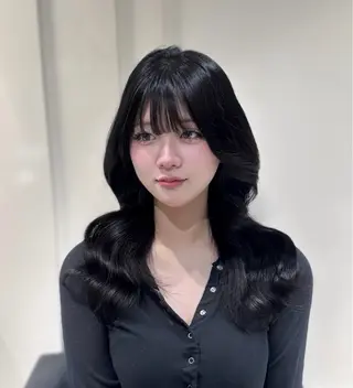 ロング カラー 韓国系艶髪🎀 miyuuのヘアスタイル