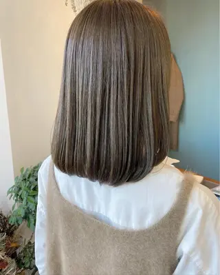 ミディアム カラー パーマ OVER→三軒茶屋 /縮毛矯正・髪質改善のヘアスタイル