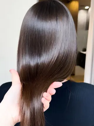 ロング 西川 仁のヘアスタイル