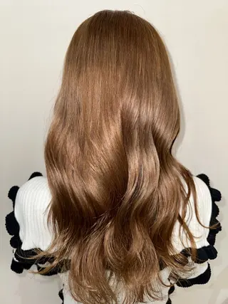 ロング カラー 【髪質改善特化】 艶髪/白髪ぼかしのヘアスタイル