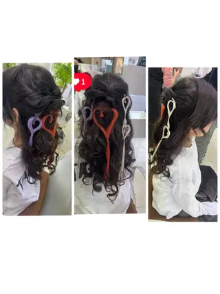 キッズ タカハシ リナのヘアスタイル