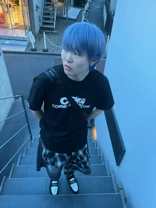 ショート カラー レイヤーカット/ハイ トーンカラー/きらのヘアスタイル