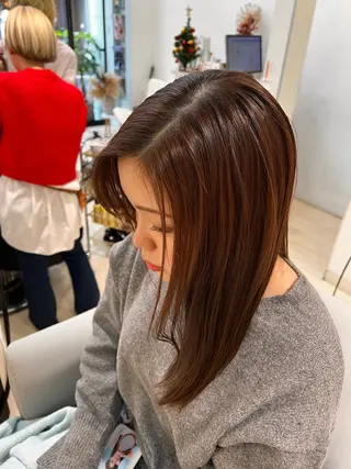ミディアム カラー パーマ ヘアアレンジ メンズ 堀井 凌平のヘアスタイル