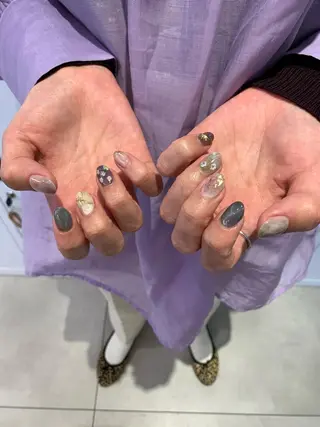 ネイル 【韓国ヘア・ネイル】 HINATA🍒のネイルデザイン