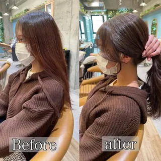 ミディアム 山本翔一郎 韓国顔周りレイヤーのヘアスタイル