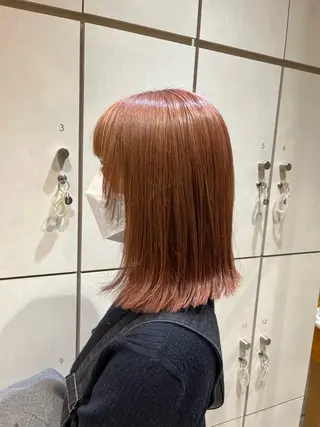 ミディアム ボブ/ショート/金田 夏葵のヘアスタイル