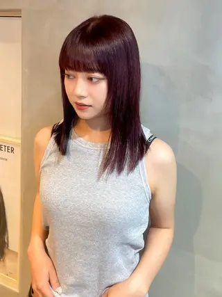 ミディアム カラー カノン/アニメ漫画 好き美容師︎💕︎︎のヘアスタイル