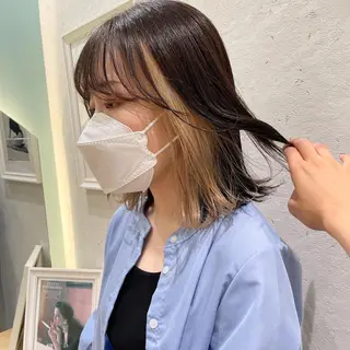 ショート カラー ♥️ブリーチ/ボブ/ レイヤー♥️maiのヘアスタイル