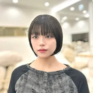ショート 韓国顔まわり/前髪 /レイヤー/いつきのヘアスタイル