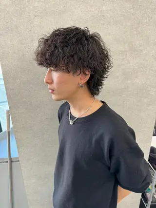 メンズ カラー メンズパーマ と言えばkaedeのヘアスタイル