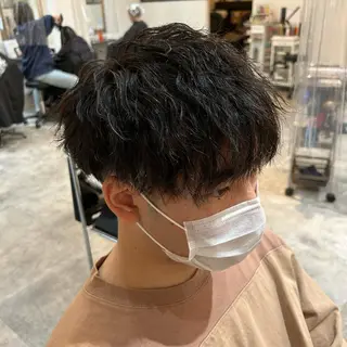 ショート パーマ メンズ newi saLyu 今井海斗のヘアスタイル