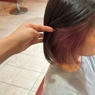 ミディアム カラー 🍀ブリーチ/艶カラ ー🍀 コイケのヘアスタイル