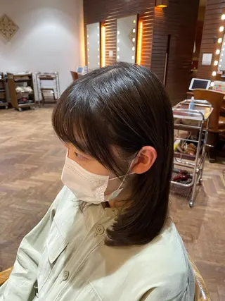 ミディアム stylist YUTOのヘアスタイル