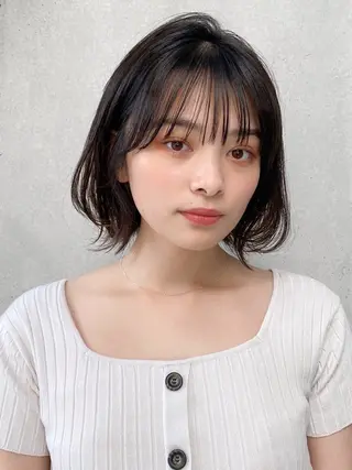 ミディアム カラー レイヤー×髪質改善✨ 渋谷/佐藤侑哉のヘアスタイル