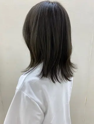 ミディアム カラー erika /韓国ヘアのヘアスタイル