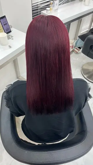 ロング カラー mina/暖色カラー 🥀韓国風カット🥀のヘアスタイル