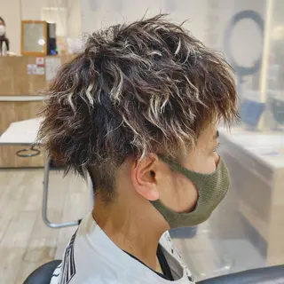 パーマ メンズ 🦋透明感カラー / 森脇　大登のヘアスタイル