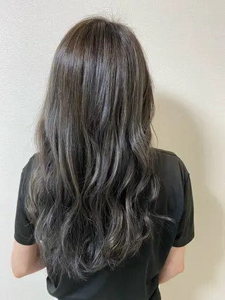 ロング カラー ERI/酸性スト レート/ヘアセットのヘアスタイル