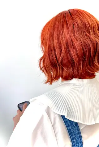 ショート 暖色カラー/ ヘアセット🌛櫻井舞のヘアスタイル