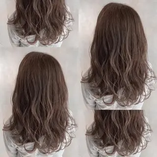 ミディアム ANDO HIKARIのヘアスタイル