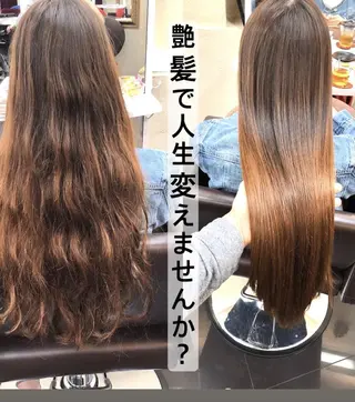 ロング 髪質改善&韓国風特化 型サロン ミシェリーのヘアスタイル