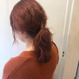 ミディアム カラー yuki hair所属・yuki watanabeのヘアスタイル
