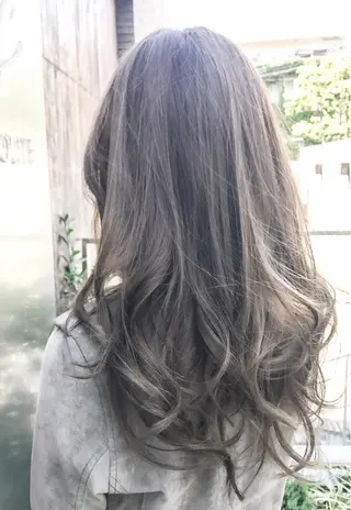 ロング カラー 💘トレンドスタイル 💘透明感ヘアのヘアスタイル