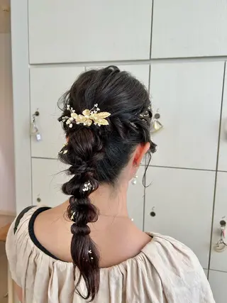 ヘアアレンジ 🦋Misaki🦋 メンズパーマ/着付けのヘアスタイル