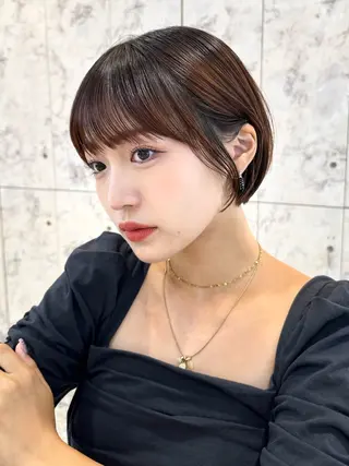 ショート カラー パーマ ヘアアレンジ メンズ 新宿/髪質改善/ボブ 韓国レイヤー大重聖斗のヘアスタイル