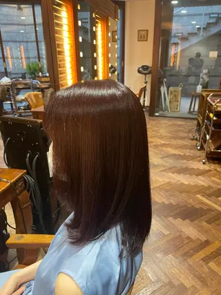 ミディアム stylist YUTOのヘアスタイル