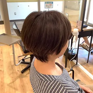 ショート カラー エイジングケア特化 美容師✂️山崎竜二のヘアスタイル
