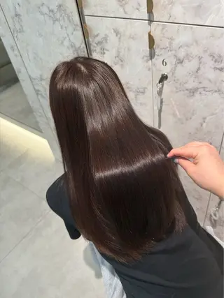 ロング カラー Qin shaire salon 原宿店所属・髪質改善/透明感カラ ー/Atsukoのヘアスタイル