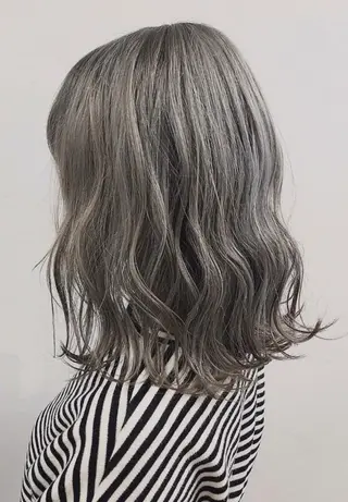 ミディアム カラー SOURCE🫧七菜 /艶カラー/髪質改善のヘアスタイル