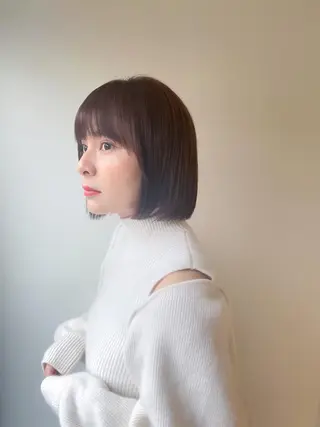 ショート 太田ありさ クリーミーヘアカラーのヘアスタイル