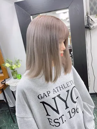 ミディアム カラー verde所属・ノザキ　カイシ /武蔵小山のヘアスタイル