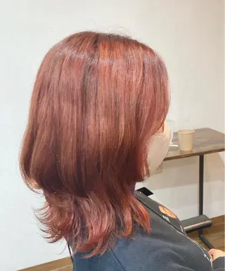 ミディアム MOLLASALON 浅香山店所属・ツジ モモカのヘアスタイル