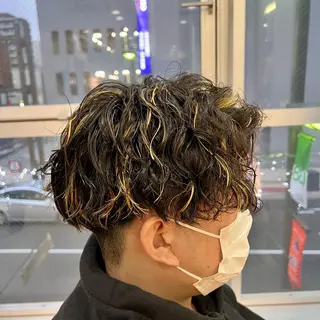 カラー パーマ メンズ アグヘアーシータ所属・🤩メンズカット/ パーマ山本🤩のヘアスタイル