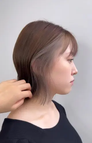 ショート カラー yomu  hair library所属・武藤 りょうのヘアスタイル