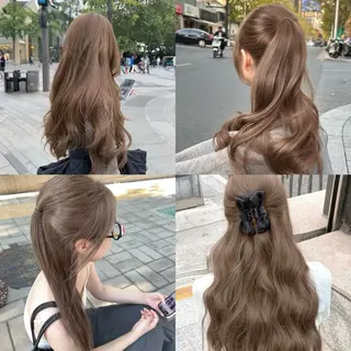 セミロング 🌶推しカラー RINA🌶´-のヘアスタイル