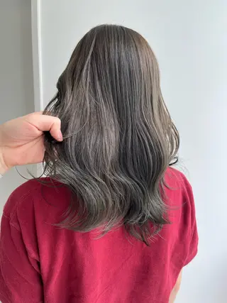 セミロング カラー つじしおり／ ショートヘア募集のヘアスタイル