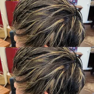 ショート カラー メンズ peakshair所属・艶々になる髪質改善 𝒀𝑼𝑻𝑶のヘアスタイル