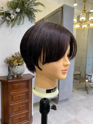 ショート 大久保 優香のヘアスタイル