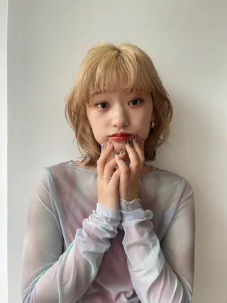 ショート カラー ルカ/ レイヤーカット🍓のヘアスタイル